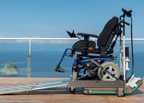 traploper voor personen in rolstoel op de trap - GPEX Sassenheim